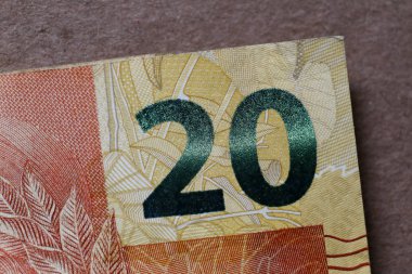 20 reais 'lik Brezilya banknotu