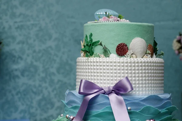 Party candy - születésnapi torta — Stock Fotó