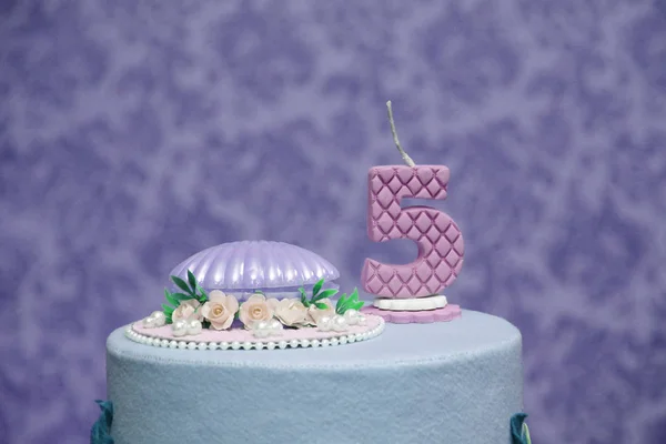 Doce de festa - bolo de aniversário — Fotografia de Stock