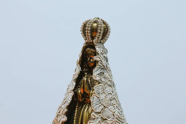 Estátua Imagem Nossa Senhora Aparecida Mãe Deus Religião Católica — Fotografia de Stock