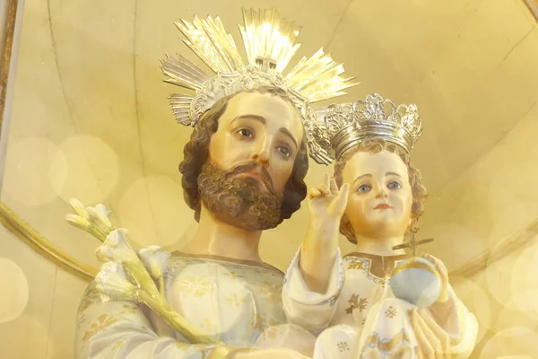 Saint Joseph and baby Jesus of the Catholic Church - Sao Jose - Menino Jesus - St Joseph