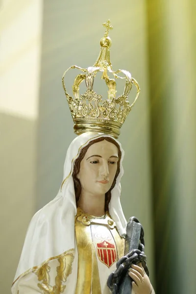 Statue Image Our Lady Mercy Our Lady Mercedes One Designations — Stock Photo, Image