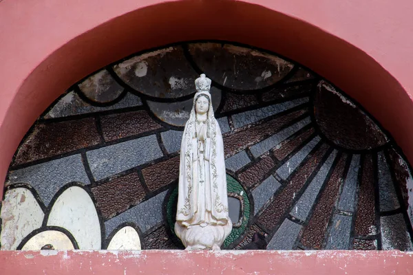 Statua Dell Immagine Della Madonna Fatima Madre Dio Nella Religione — Foto Stock