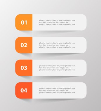 Sunum için vektör iş şablonu.