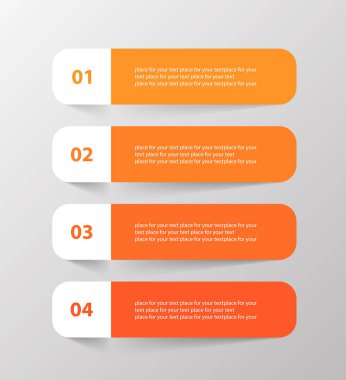 Sunum için vektör iş şablonu.