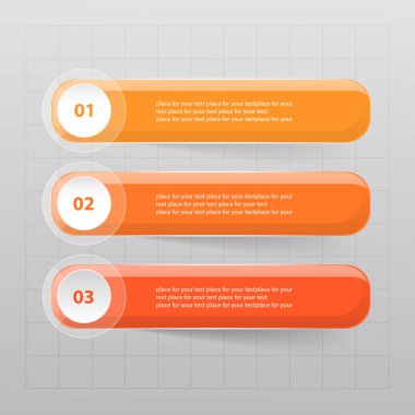 Sunum için vektör iş şablonu.