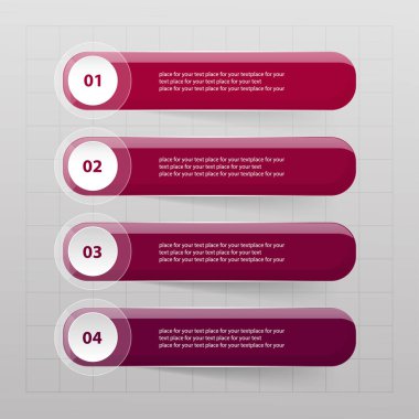 Sunum için vektör iş şablonu.