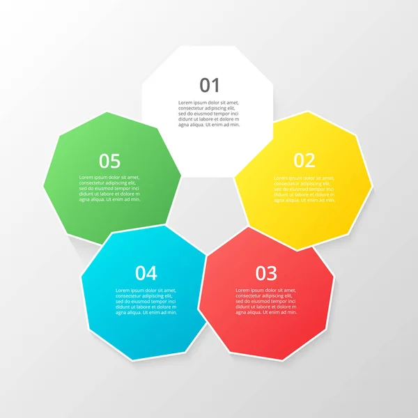 Vector business template for presentation. — Stock Vector