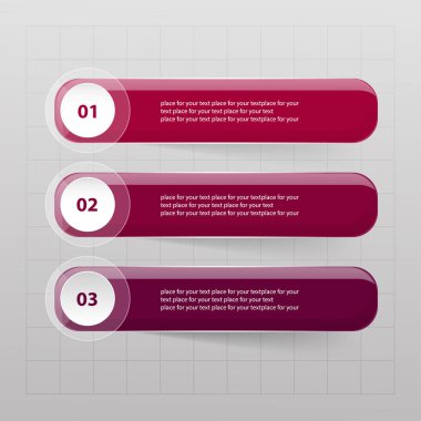 vektör satırları okları Infographic.