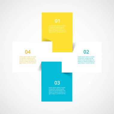 Sunum için vektör iş şablonu.