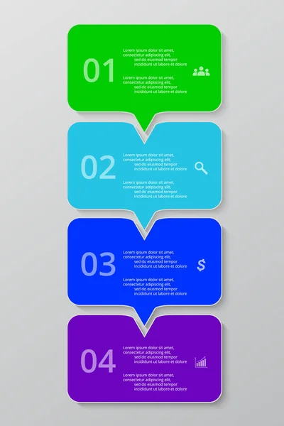 Linee vettoriali frecce infografiche . — Vettoriale Stock