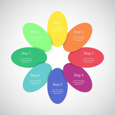 Sunum için vektör iş şablonu.