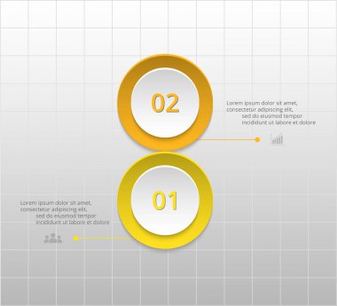 Vektör bilgi şablonu