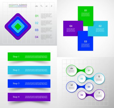 vektör Infographic set.
