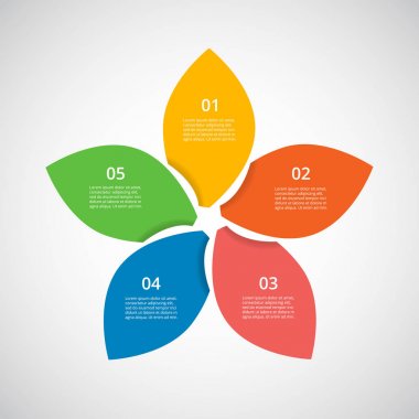 Sunum için vektör iş şablonu.