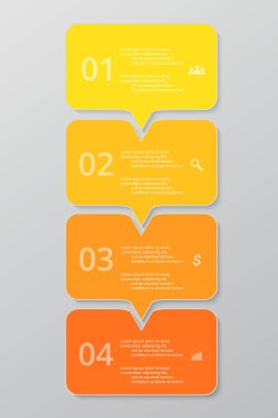 vektör satırları okları Infographic.