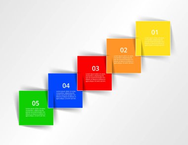 Sunum için vektör iş şablonu.