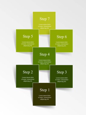 Sunum için vektör iş şablonu.