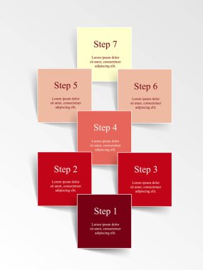 Sunum için vektör iş şablonu.