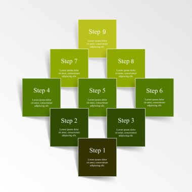 Sunum için vektör iş şablonu.