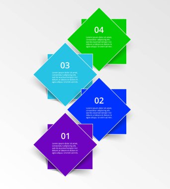 Sunum için vektör iş şablonu.