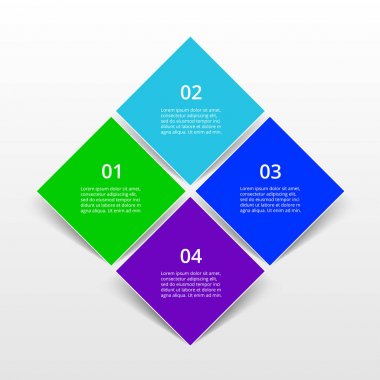 Sunum için vektör iş şablonu.