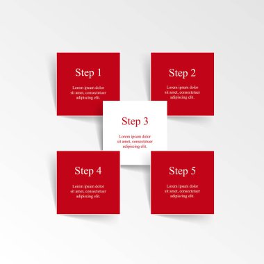 Sunum için vektör iş şablonu.