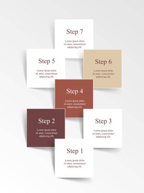 Sunum için vektör iş şablonu.