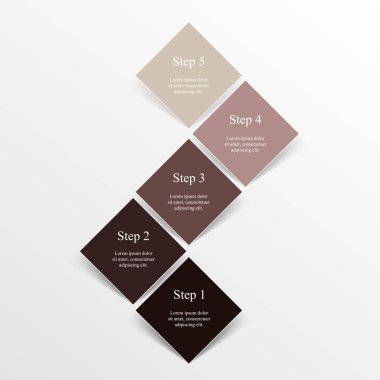 Sunum için vektör iş şablonu.