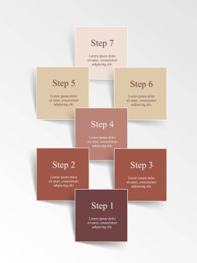 Sunum için vektör iş şablonu.