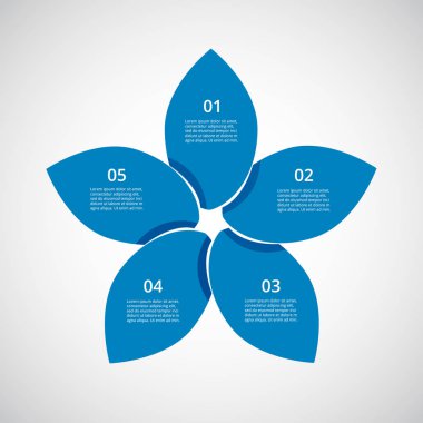 Sunum için vektör iş şablonu.