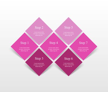 Vektör bilgi şablonu