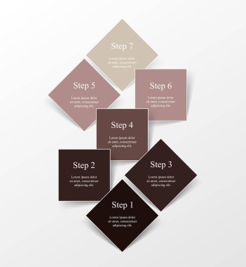 Vektör bilgi şablonu