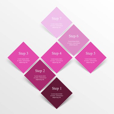 Sunum için vektör iş şablonu.