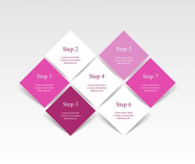 vektör satırları okları Infographic.