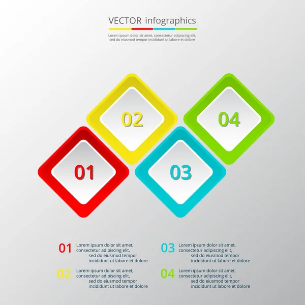 adım adım Infographic.