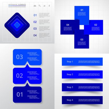 Infographic şablonları iş topluluğu