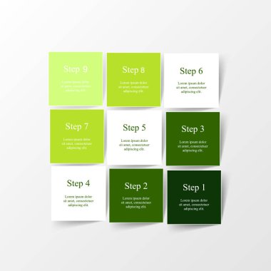 vektör satırları okları Infographic.