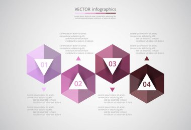Sunum için vektör iş şablonu.