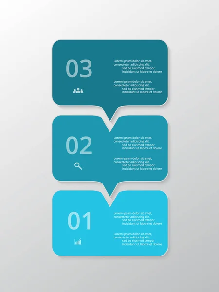 Vektorlinien Pfeile Infografik. — Stockvektor