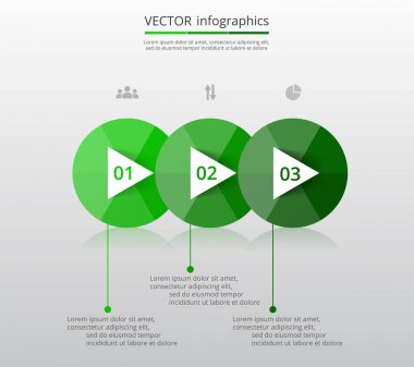 adım adım Infographic.