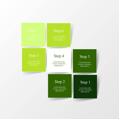 vektör satırları okları Infographic.