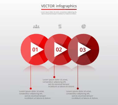 adım adım Infographic.