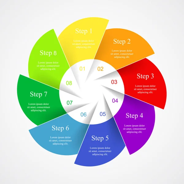 Vectorinfografische template. — Stockvector