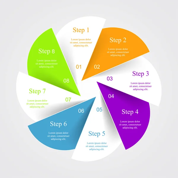 Vector infographic template. — Stock Vector