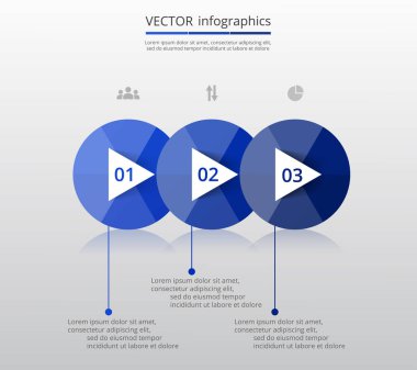 adım adım Infographic.
