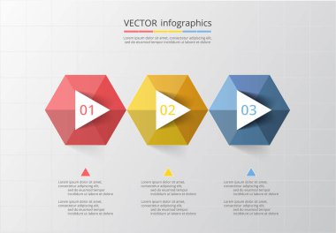 adım adım Infographic.