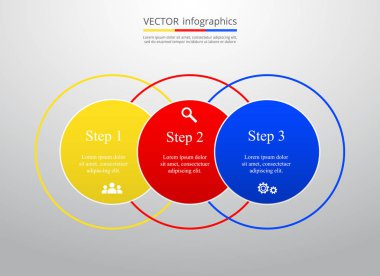 adım adım Infographic.