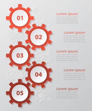 Vektör bilgi şablonu