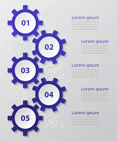 Vektör bilgi şablonu